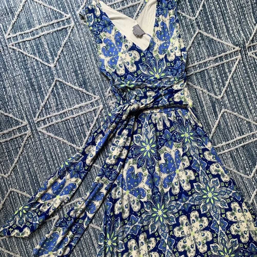 Anthropologie Vanessa Virginia Print Maxi Dress - Picture 2 of 16